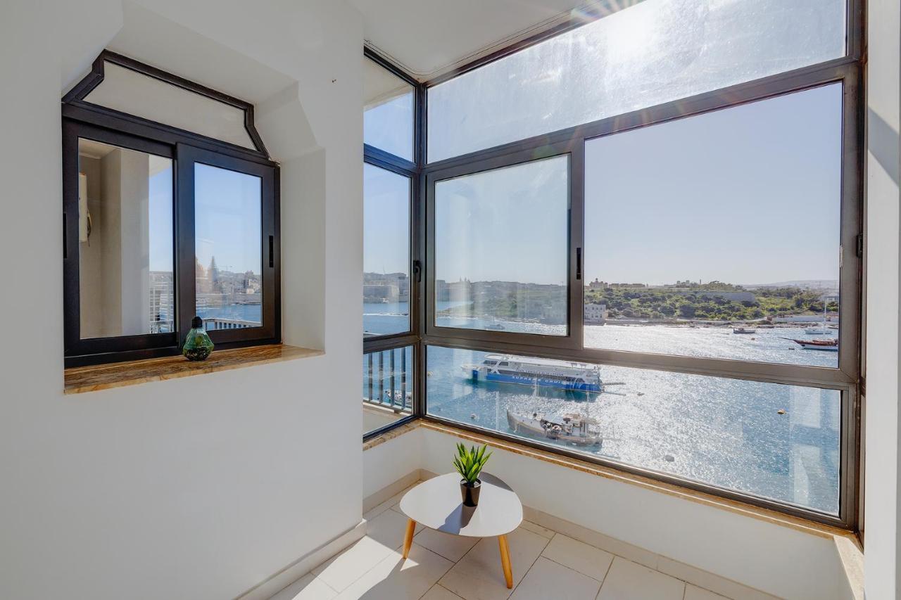 Marvellous Apartment With Valletta And Harbour Views Sliema Eksteriør bilde